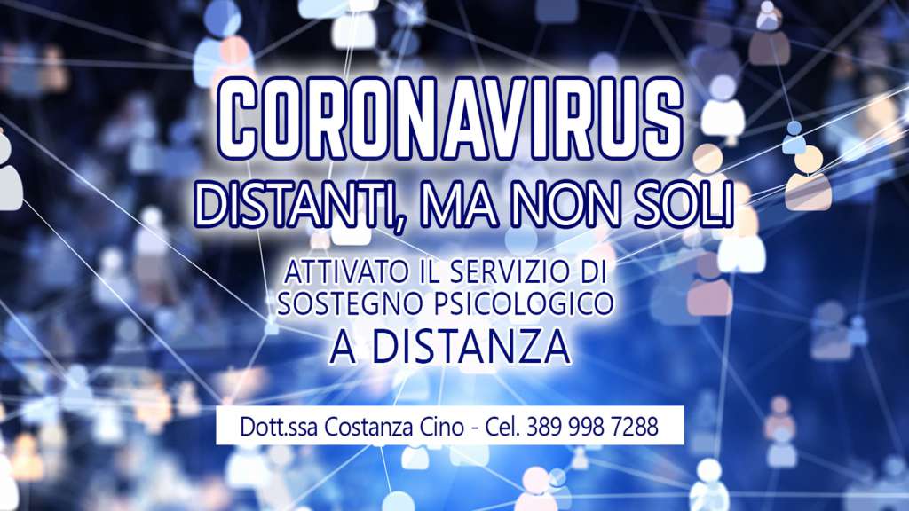 coronavirus sostegno psicologico a distanza